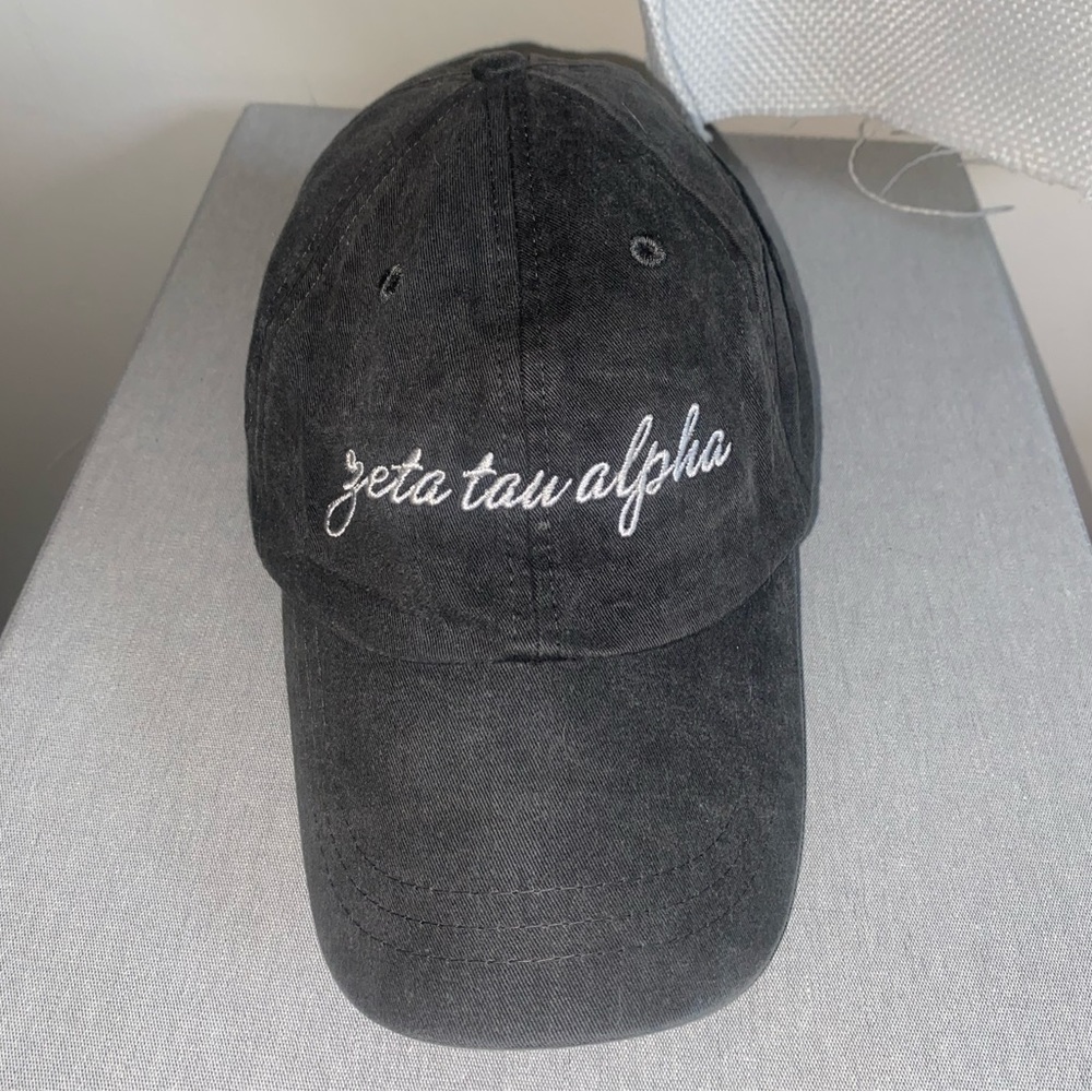 Grey zeta tau alpha cap